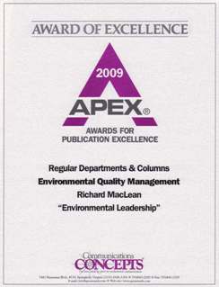 APEX Award of Excellence